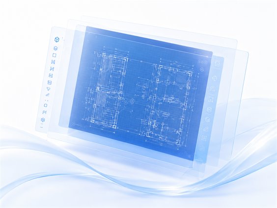 建筑行业示例：建筑施工图照片转换为可编辑CAD图纸